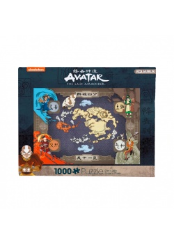 Avatar: The Last Airbender World Map Puzzle (1000 Pieces)